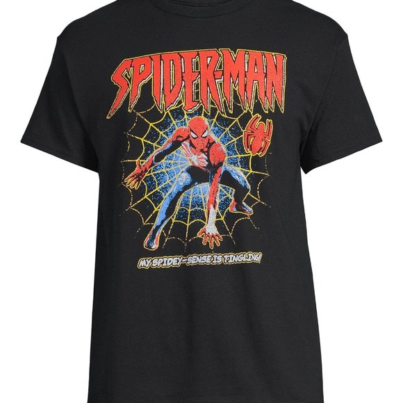 Spider-Man Men's Web Walk Graphic Tee with Short Sleeves, Size S-3XL - Picture 5 of 5